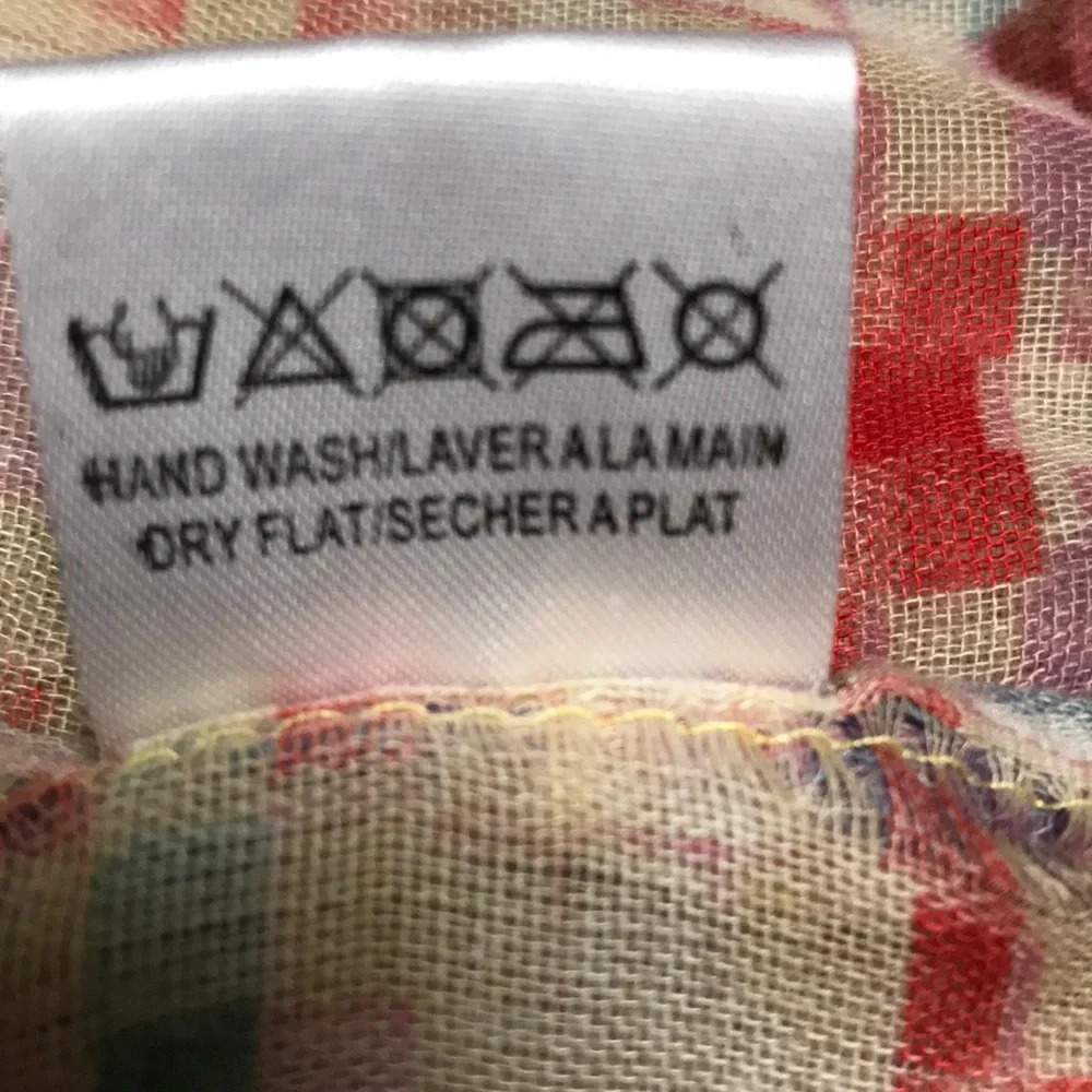 Vibrant, versatile pixel print infinity scarf - image 9